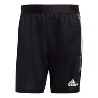 adidas Con21 Tr Sho Side Splicing Soccer/Football Training Running Sports Shorts Black GE5419