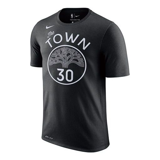 Nike DRI-FIT NBA Golden State Warriors Curry 30 Short Sleeve Black BV8762-018