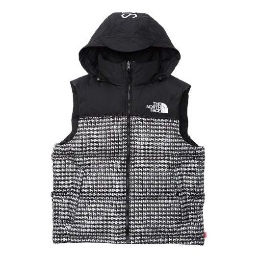 Supreme x The North Face Studded Nuptse Vest 'Black White' SUP-SS21-569