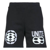 Alexander McQueen Unite Logo Shorts 'Black' 647263-RTT19-1000