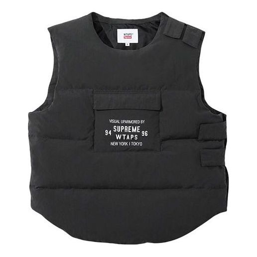 Supreme x WTAPS Tactical Down Vest 'Black White' SUP-FW21-342