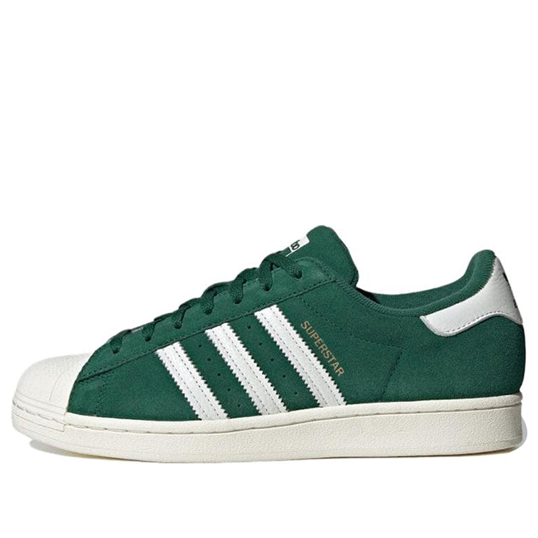 adidas Originals Superstar Shoes 'Dark Green White Gold Metallic' IE4605