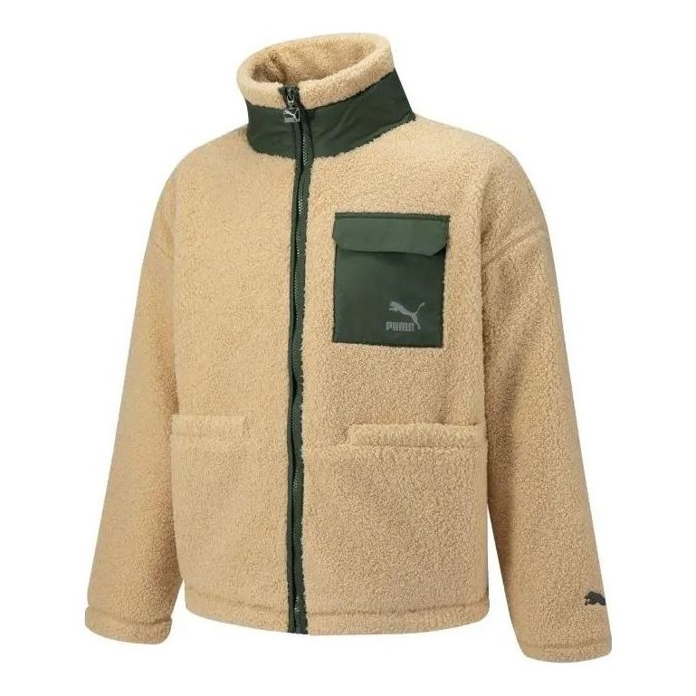 PUMA Patch Pocket Sherpa Jacket 'Beige' 539570-20