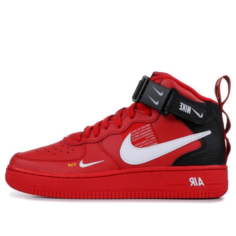 (GS) Nike Air Force 1 Mid LV8 'University Red' AV3803-600
