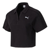 (WMNS) PUMA HER Polo Shirt 'Black' 682156-01