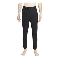 Men's Nike x MMW Crossover SS22 Elastic Waist Solid Color Casual Long Pants/Trousers Autumn Black DD9433-010