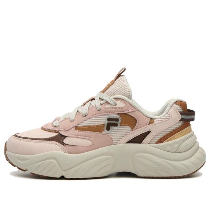 (WMNS) FILA FUSION Conch Sneakers 'Pink Tan' T12W341609FSC