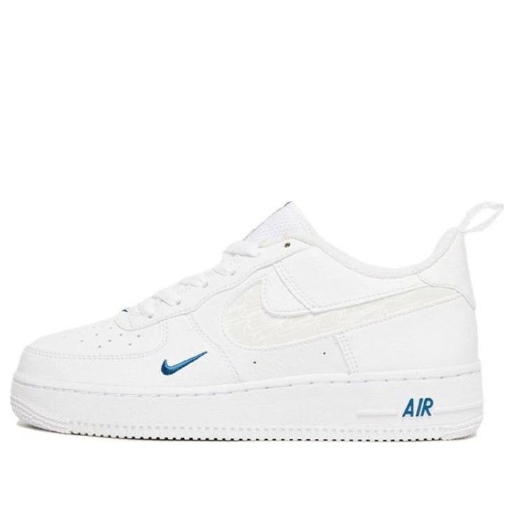 Nike Air Force 1 Low LV8 GS 'White Blue' FB8034-100