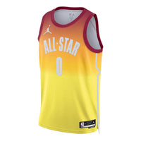 Air Jordan SS23 All-star Weekend Jayson Tatum Jersey 'Orange Yellow' DX6330-626