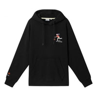 (WMNS) New Balance x Zero Per Zero Basketball Printed Hoodie 'Black' NCA47112-BK