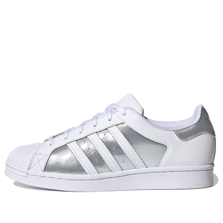 (WMNS) adidas Superstar 'White Silver Metallic' FX6048