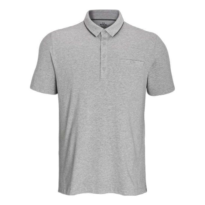 Under Armour Luxe Heather Polo Shirt 'Grey' 1377363-011