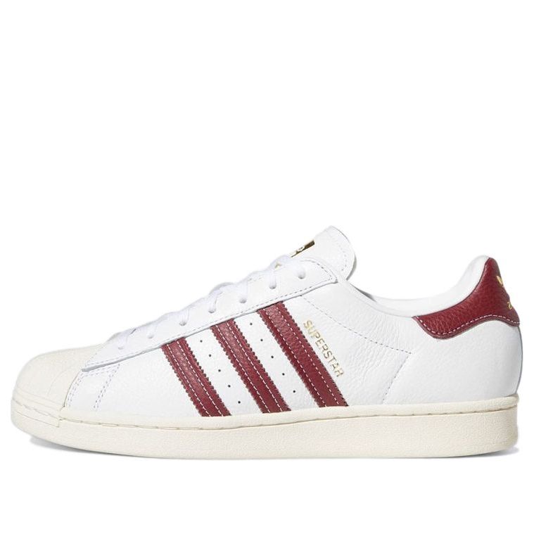 adidas Superstar 'Cream White Collegiate Burgundy' GZ1603