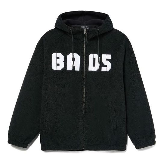 Li-Ning BadFive Logo Full Zip Hooded Jacket 'Black White' AFDR733-5