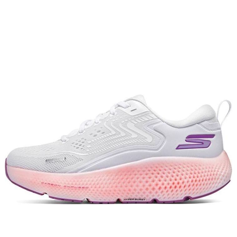 (WMNS) Skechers Go Run Max Road 6 'White Pink' 172078-WLV