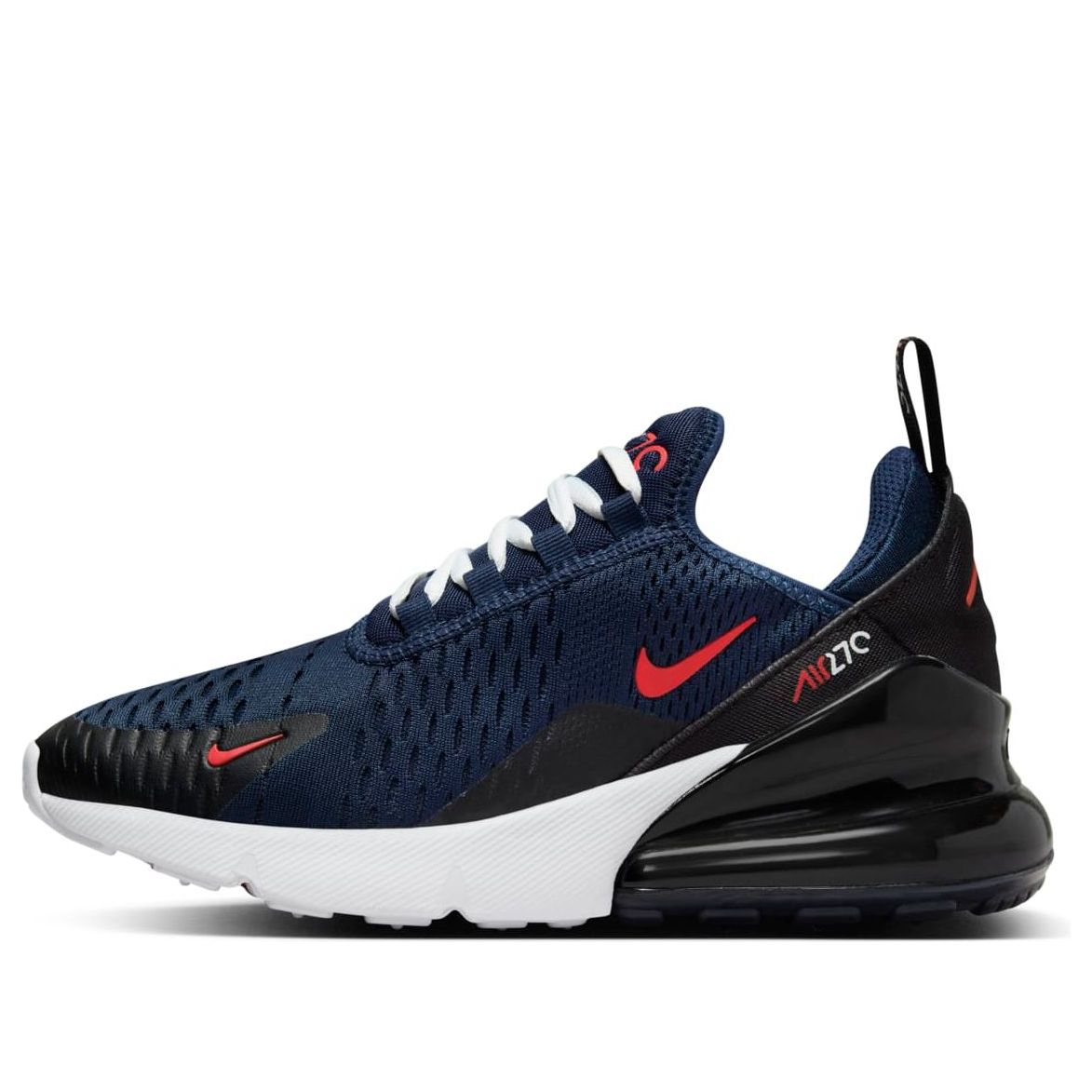 (GS) Nike Air Max 270 'Midnight Navy Picante Red' 943345-410
