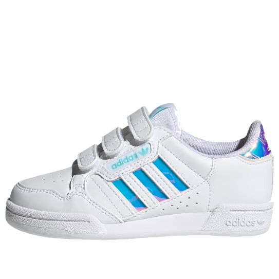 (PS) adidas Continental 80 Stripes 'White Pulse Aqua' GZ3257