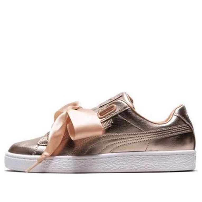 (WMNS) PUMA Basket Heart Luxe 'Dusty Coral' 366730-03