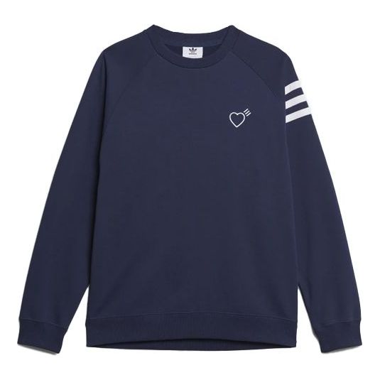 adidas originals x HUMAN MADE Sweatshirt Navy GM4268