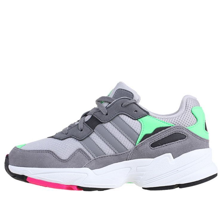 (GS) adidas Yung-96 J 'Grey Shock Pink' DB2802