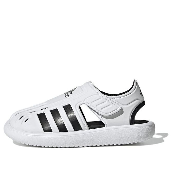 (GS) adidas Summer Closed Toe Water Sandal 'White Black' GW0387