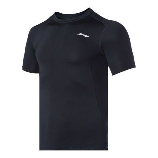 Li-Ning Training T-Shirt 'Black' AUDQ041-1