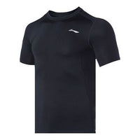 Li-Ning Training T-Shirt 'Black' AUDQ041-1