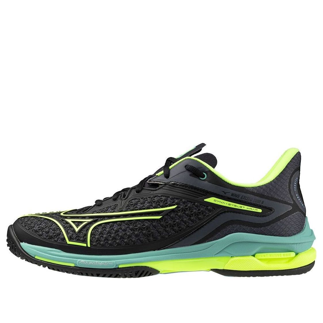Mizuno Wave Exceed Tour 6 'Black Neon Green' 61GA247046