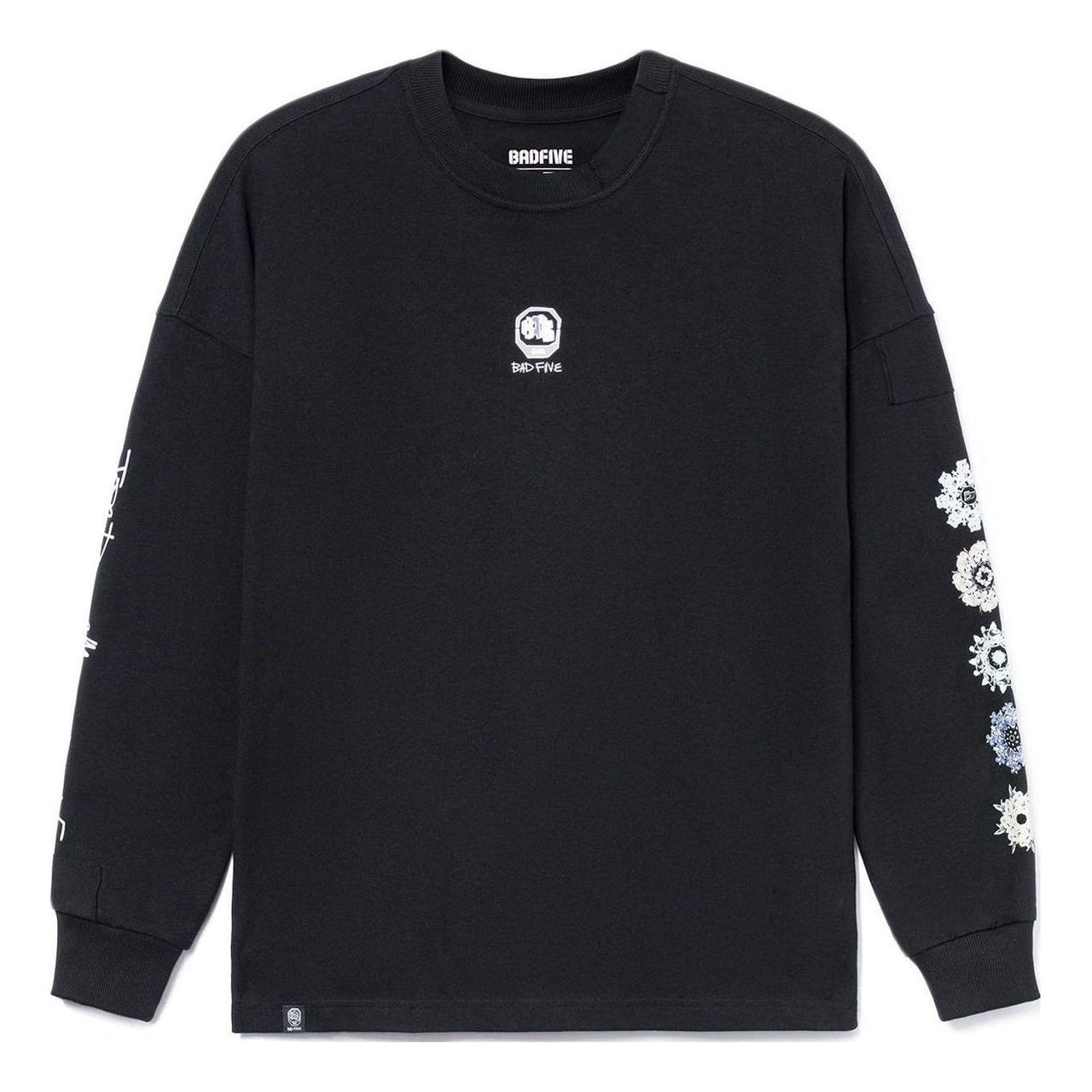 Li-Ning Jon Burgerman Badfive Tee 'Black' AHSR757-3