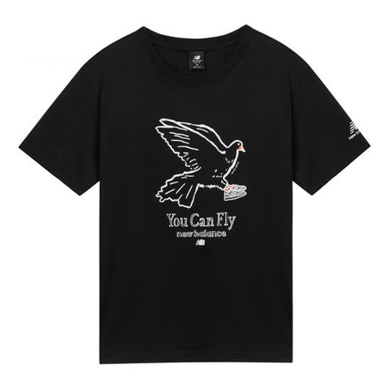 New Balance x Naijel Graphic Print Tee 'Black White' AMT12341-BK
