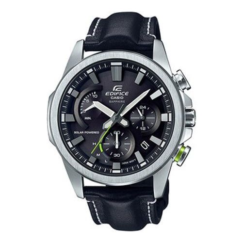 CASIO Waterproof EDIFICE Solar Powered Mens Black Analog EFB-640SBL-1AUPR