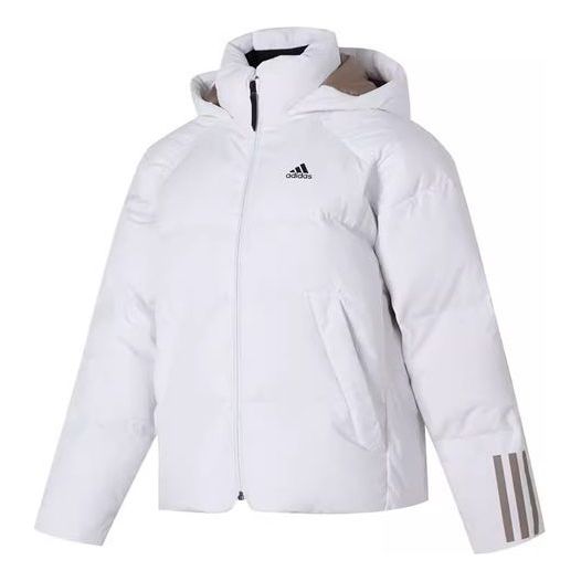 (WMNS) adidas Dy Hooded Down Jackets 'White' IL8935