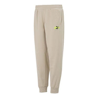 PUMA Trend Graphic Logo Pants 'Beige' 536088-19