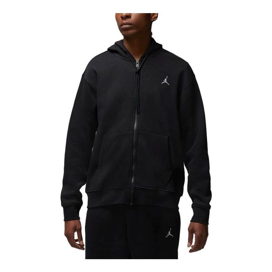 Air Jordan Full-Zip Fleece Hoodie 'Black' FJ7772-010