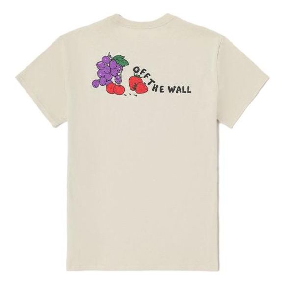 (WMNS) Vans Fruit T-shirt 'Oatmeal' VN0008XY2N1