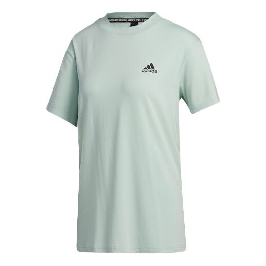 (WMNS) adidas Training Athleisure Casual Sports Breathable Short Sleeve Green GH3801