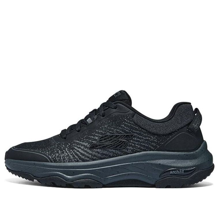 (WMNS) Skechers Go Walk Arch Fit Outdoor Wild 'Black Navy' 124448-BBK