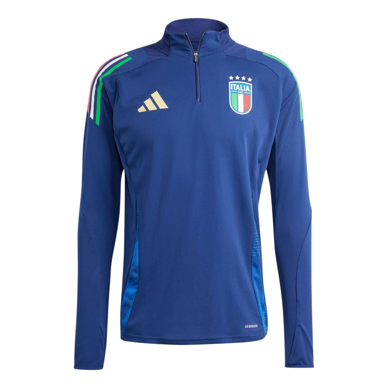 adidas Italy Tiro 24 Competition Training Top Asia Sizing 'Blue' IQ2167