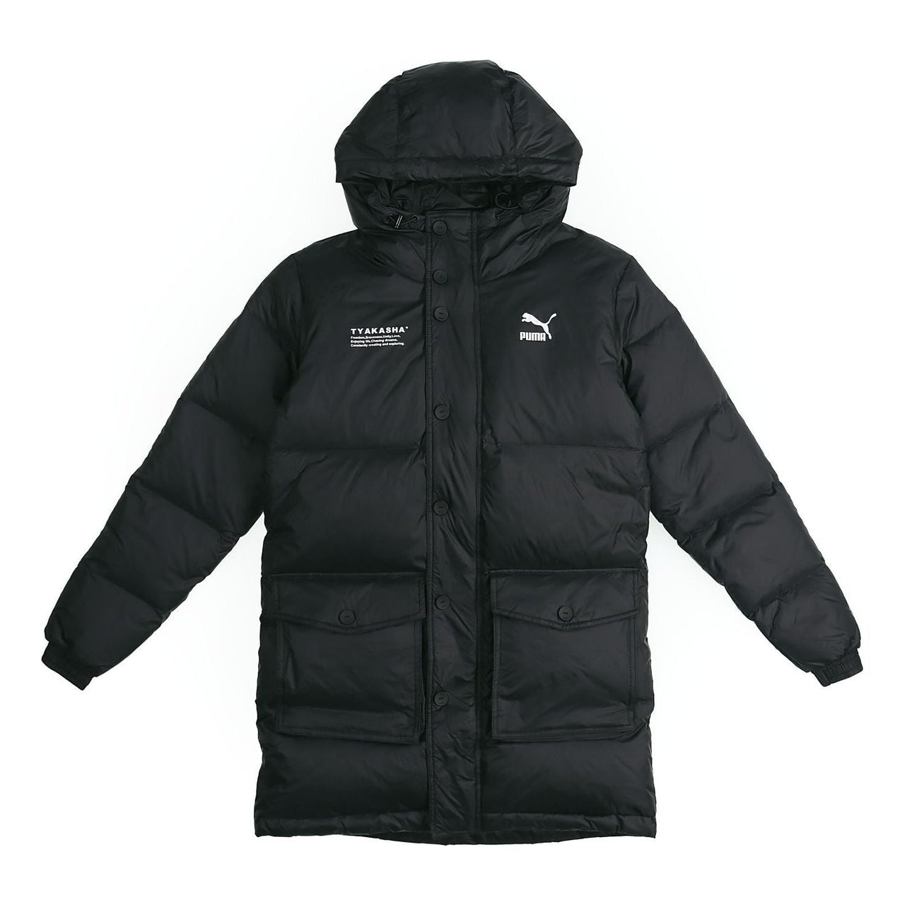 PUMA x Tyakasha Down Parka 'Black White' 595561-01