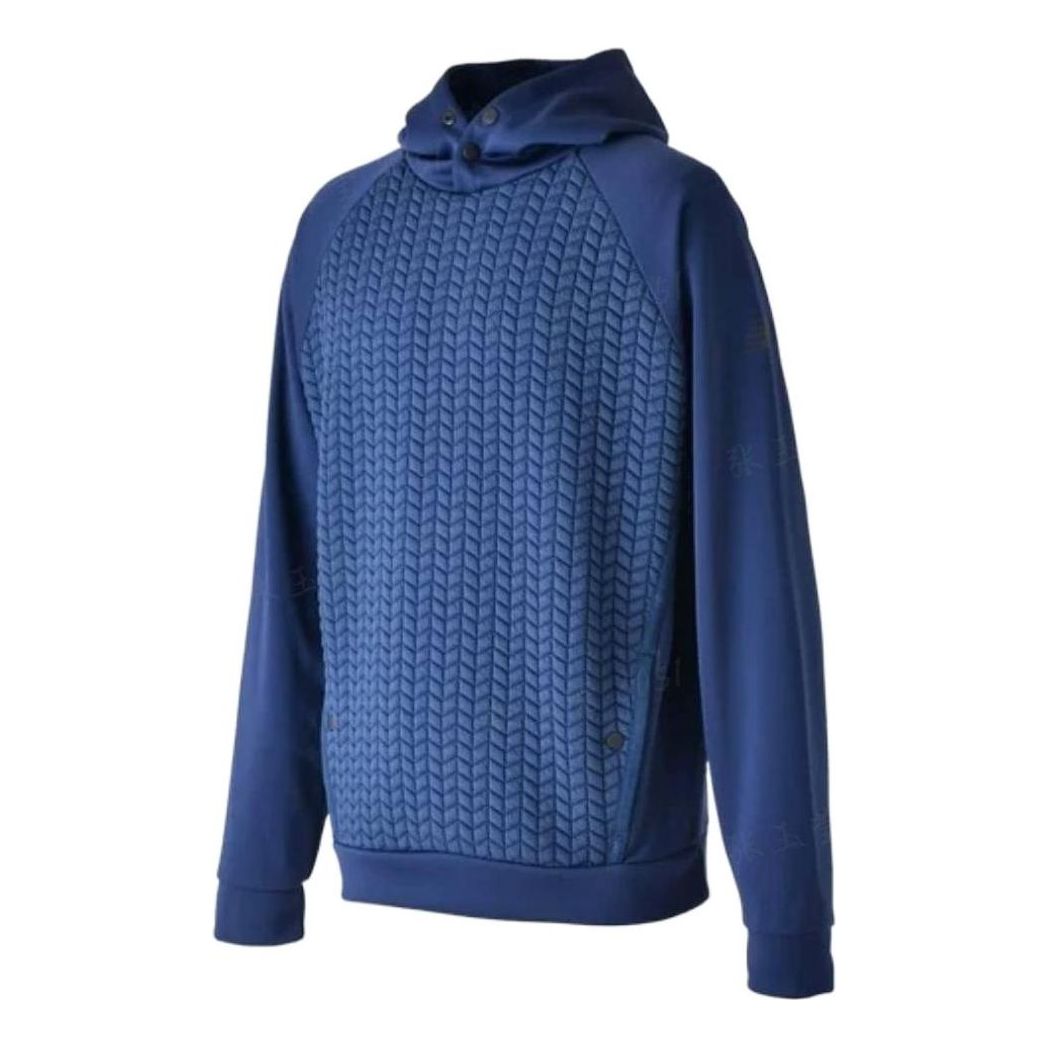 New Balance R.W.Tech Heat Loft Pullover Hoodie 'Natural Indigo' MT23155-NGO