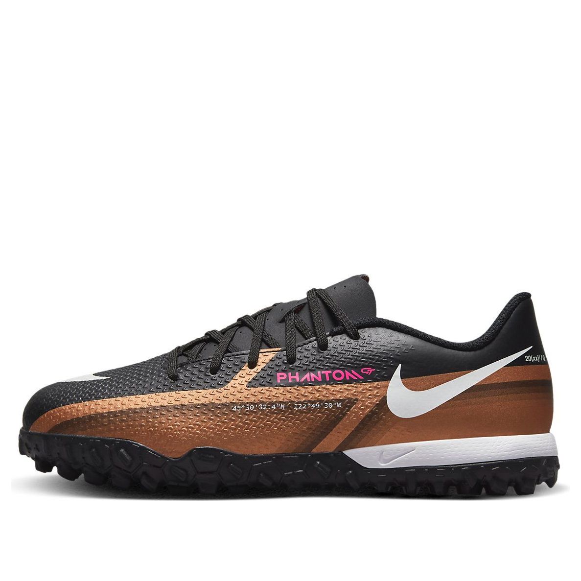 (GS) Nike Phantom GT2 Academy TF 'Metallic Copper Black' DR6062-810