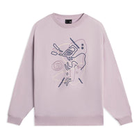 (WMNS) Li-Ning Graphic Sweatshirt 'Mauve' AWDSB66-3