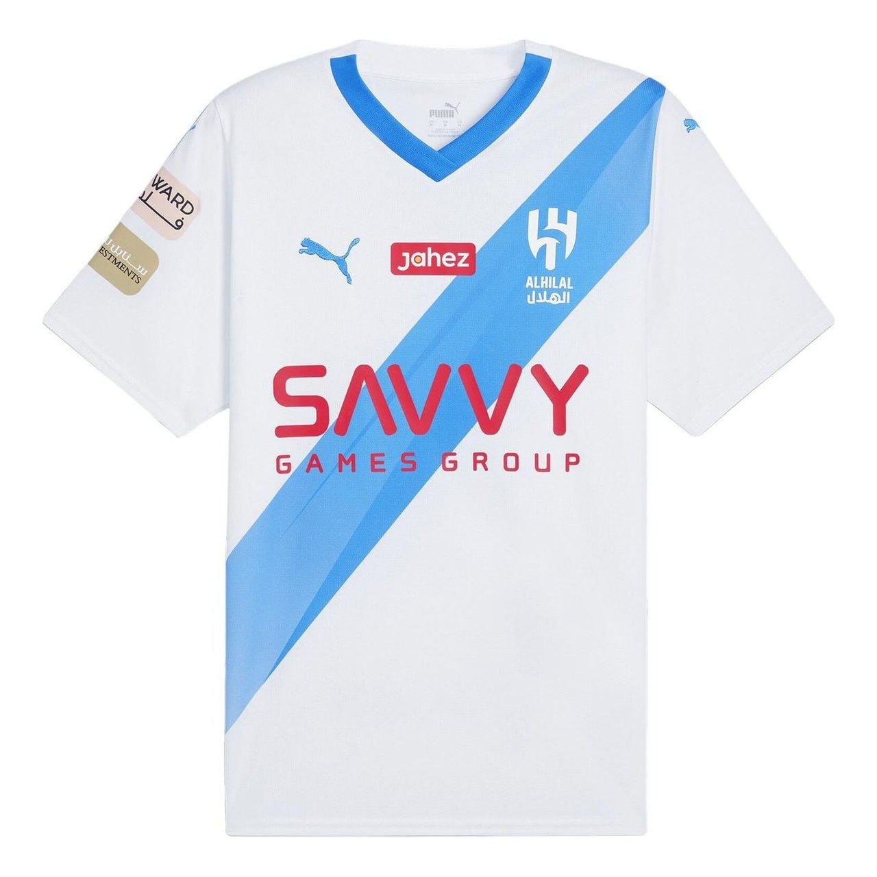 PUMA Al Hilal SFC Neymar Jr. Away Replica Football Jersey 'White' 780049-02