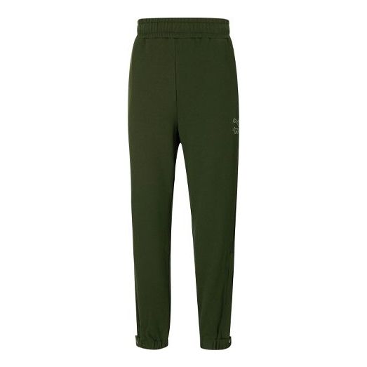 PUMA x Maison Kitsune Sweatpants 'Green' 532326-94