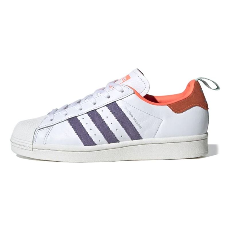(GS) adidas Girls Are Awesome x Superstar J 'White Coral' FW8110