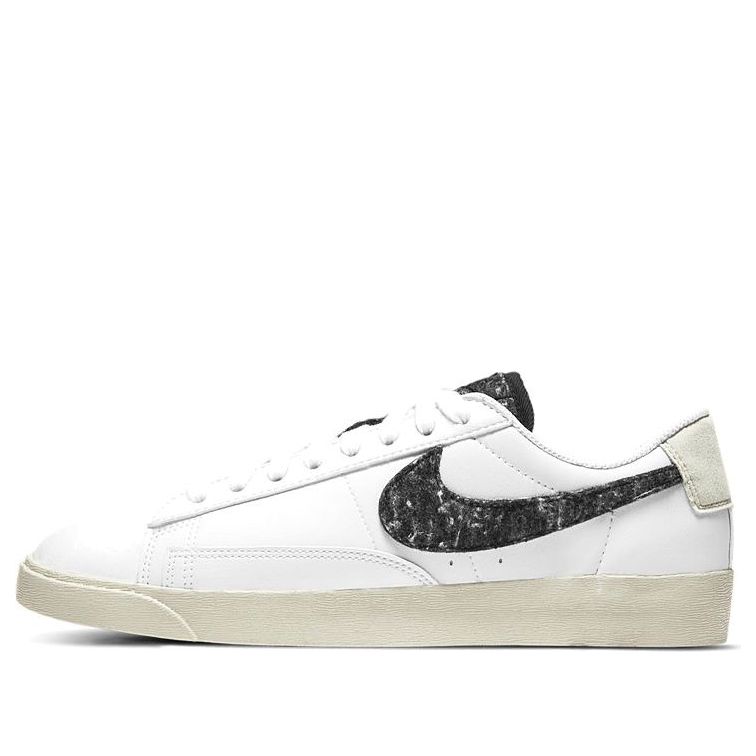 (WMNS) Nike Blazer Low SE 'Recycled Wool Pack - White Black' DA4934-100