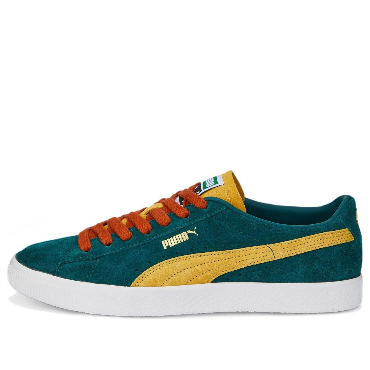 PUMA Suede VTG Teams 'Varsity Green Mustard' 386581-01