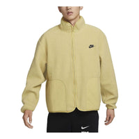 Nike Club Fleece+ Sherpa Winterized Jacket 'Buff Gold Black' FB8387-720