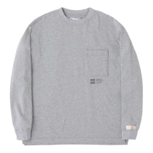 New Balance 1000 Long Sleeve T-Shirt Regular Fit 'Grey' AMT25023-HGR