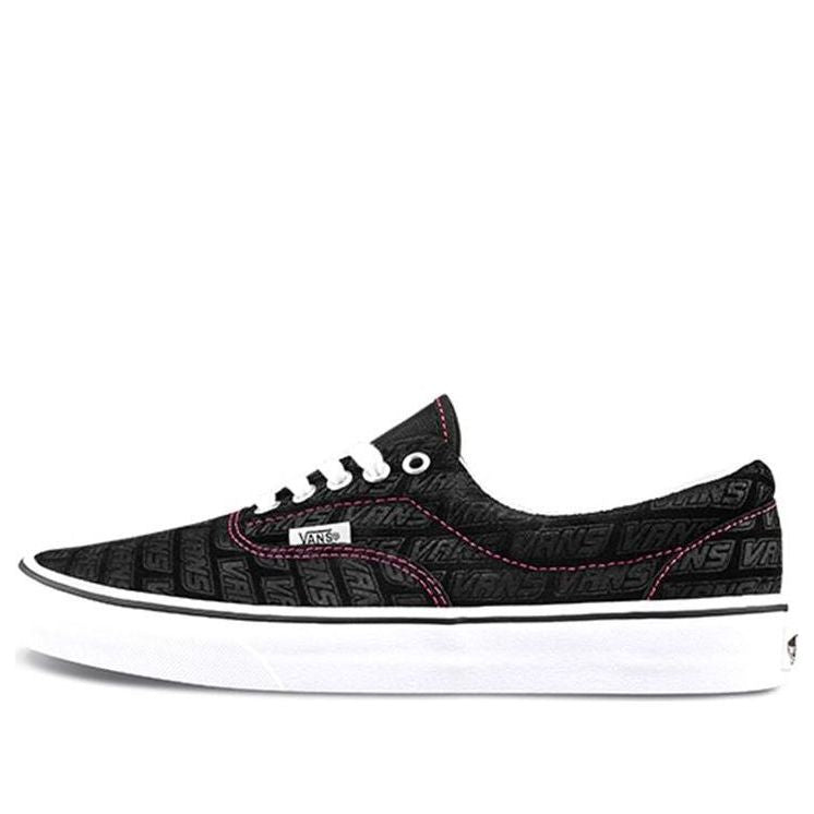 Vans Era Low Tops Casual Skateboarding Shoes Unisex Black Alphabet VN0A4U39X00